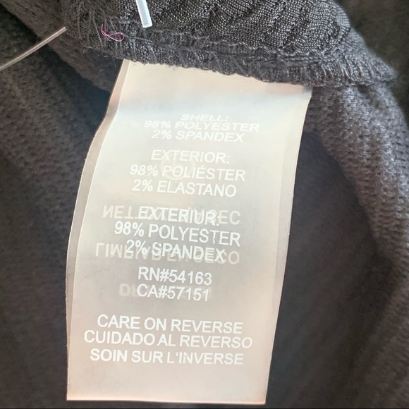 Karl Lagerfeld Pearl Button Textured A-Line Dress Black Sz 6 - Picture 16 of 16